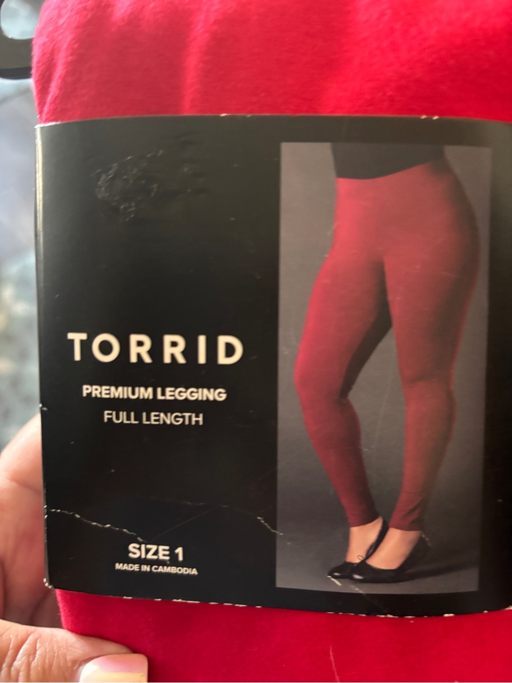 Torrid Red Premium Leggings